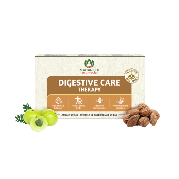 Maharishi Ayurveda Digestive Care Therapy Amlant,Dizomap & Triphala Tablets Combo