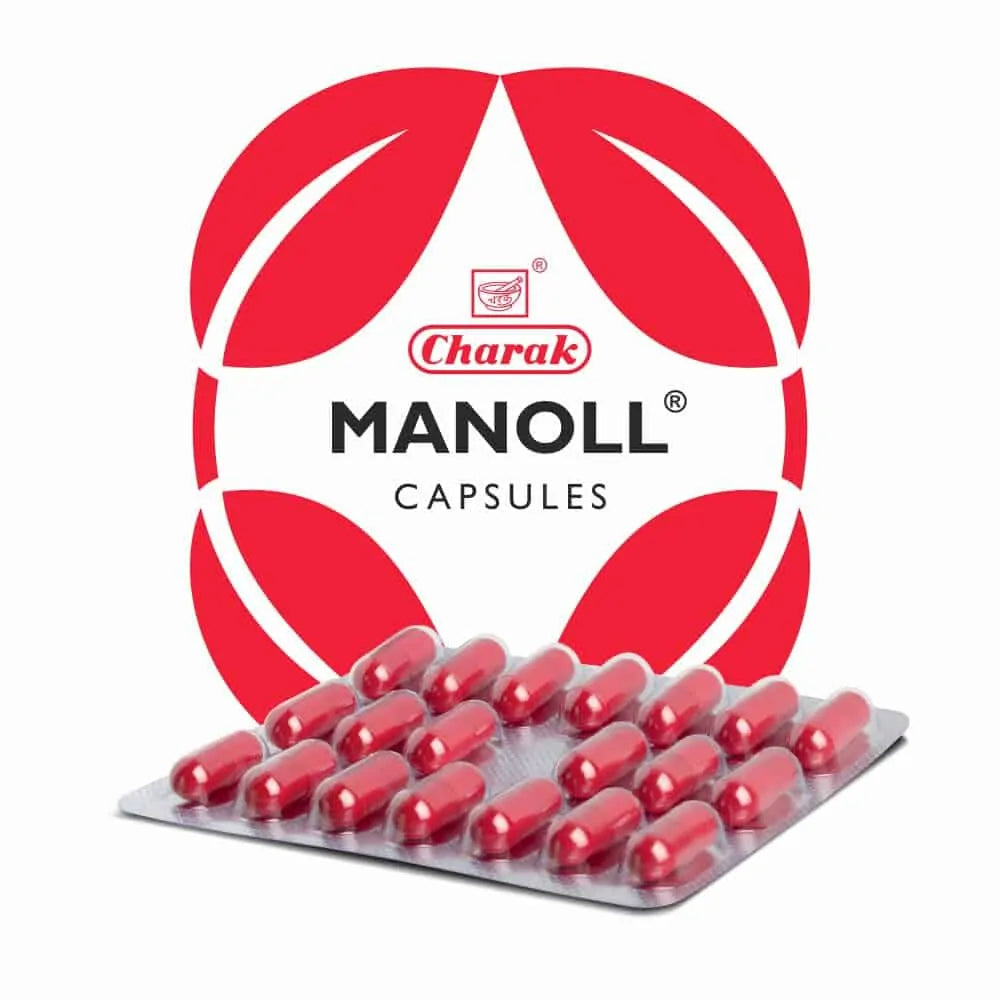 Charak Ayurvedic Manoll 20 Capsules