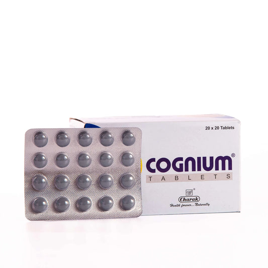 Charak Ayurvedic Cognium 20 Tablets & Syrup 200ml