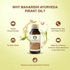 Maharishi Ayurveda Pirant For Joint & Muscle Pain 50ml Oil & 60 Tablets