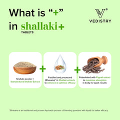 Vedistry Ayurvedic Shallaki+ Strengthens Joints & Cartilage 60 Tablets