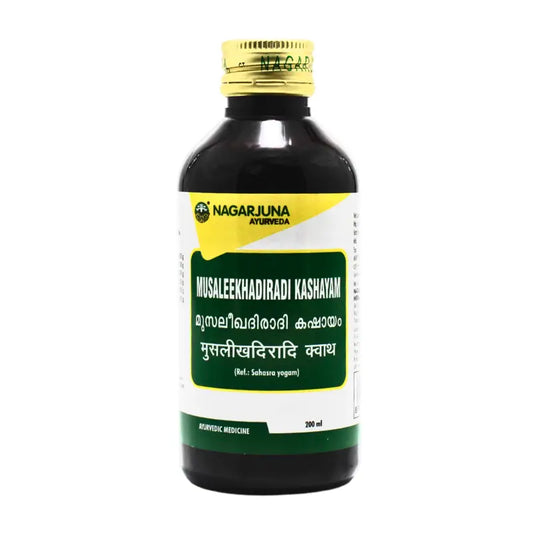 Nagarjuna Ayurvedic Musaleekhadiraadi Kashaayam Liquid 200ml