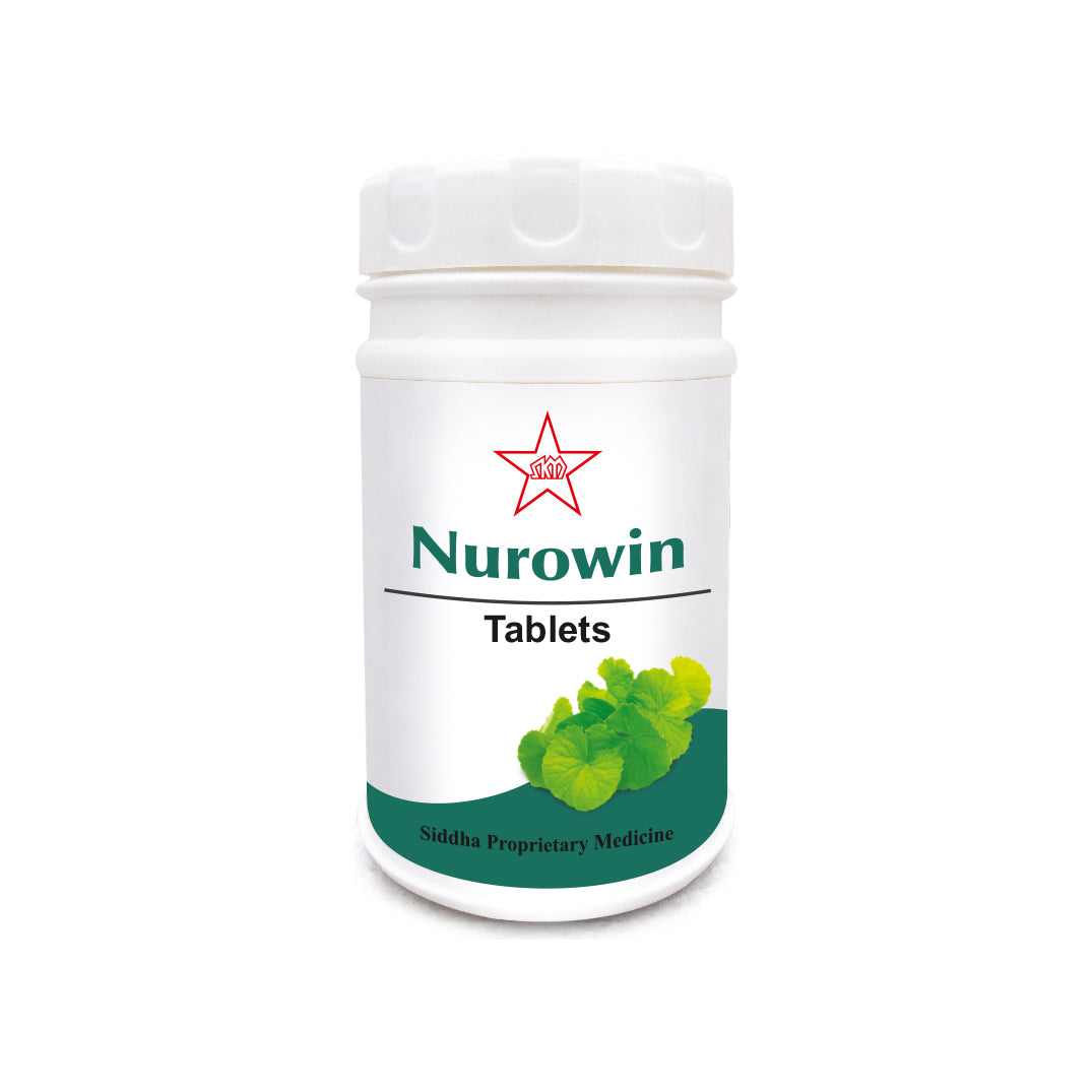 Skm Siddha Ayurveda Nurowin 500mg 100 Tablets