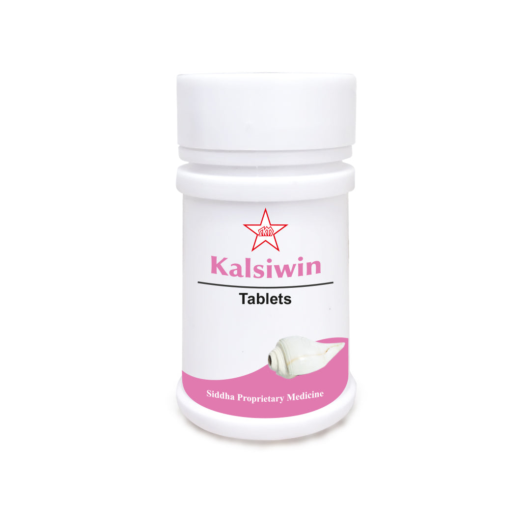 Skm Siddha Ayurveda Kalsiwin 100mg Tablets