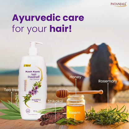 Patanjali Kesh Kanti Anti Dandruff Hair Cleanser 650ml