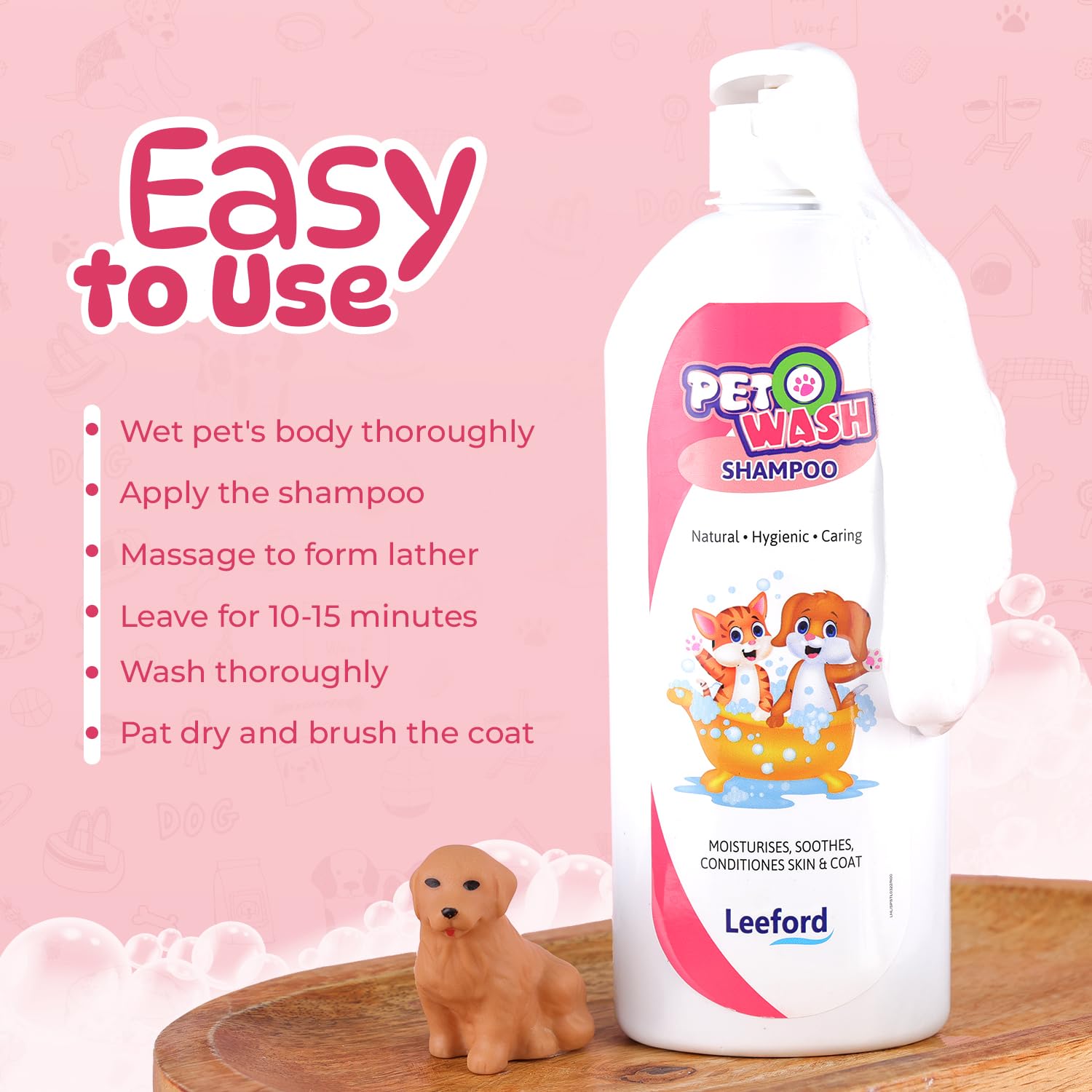 Leeford Pet O Wash Dog And Cat Shampoo