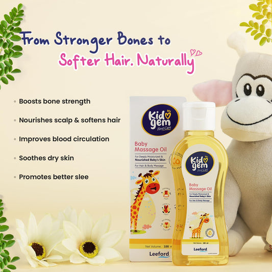 Leeford Kidogem Baby Massage Oil 100ml