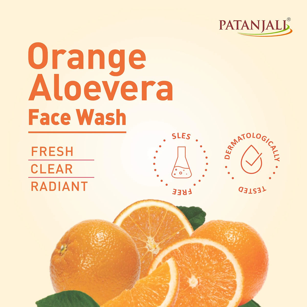Patanjali Orange Aloevera Face Wash 100g