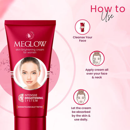 Leeford Meglow Skin Brightening Cream For Women