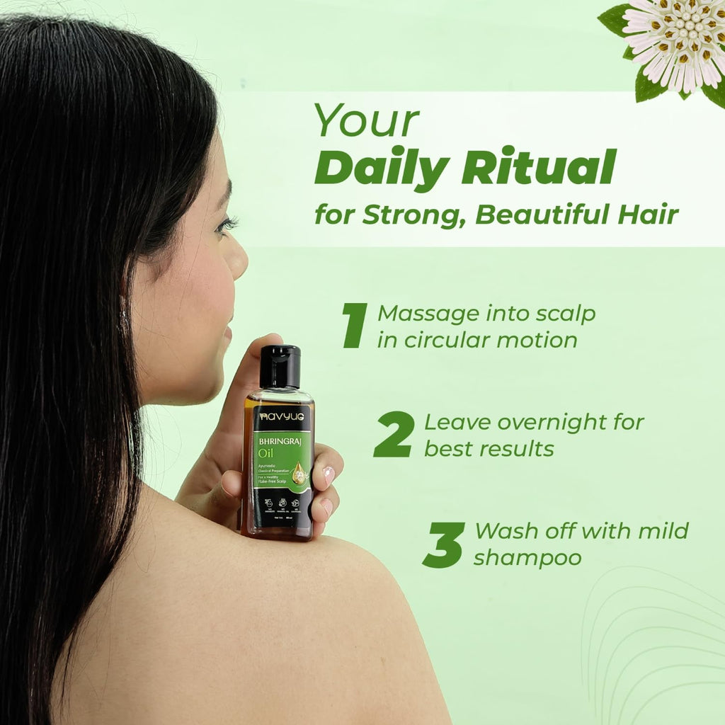 Leeford 100% Ayurvedic Navyug Bhringraj Hair Oil 120ml