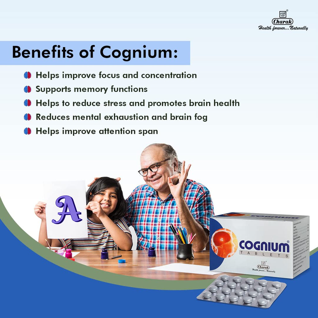 Charak Ayurvedic Cognium Tablets & Syrup