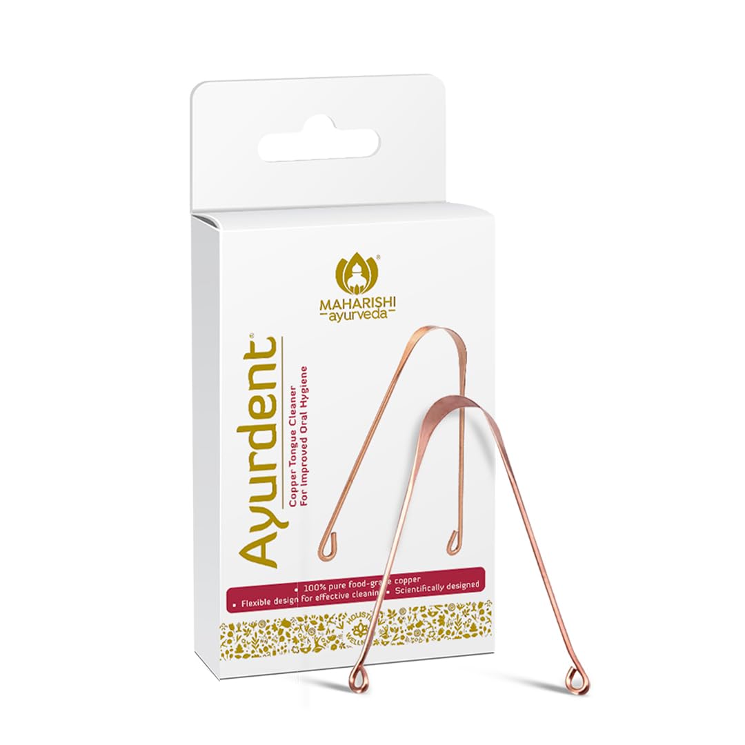 Maharishi Ayurveda Copper Tongue Cleaner 1 Count