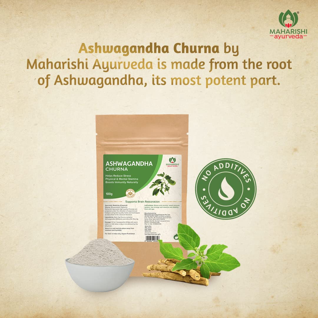 Maharishi Ayurveda Ashwagandha Churna Powder 100gm