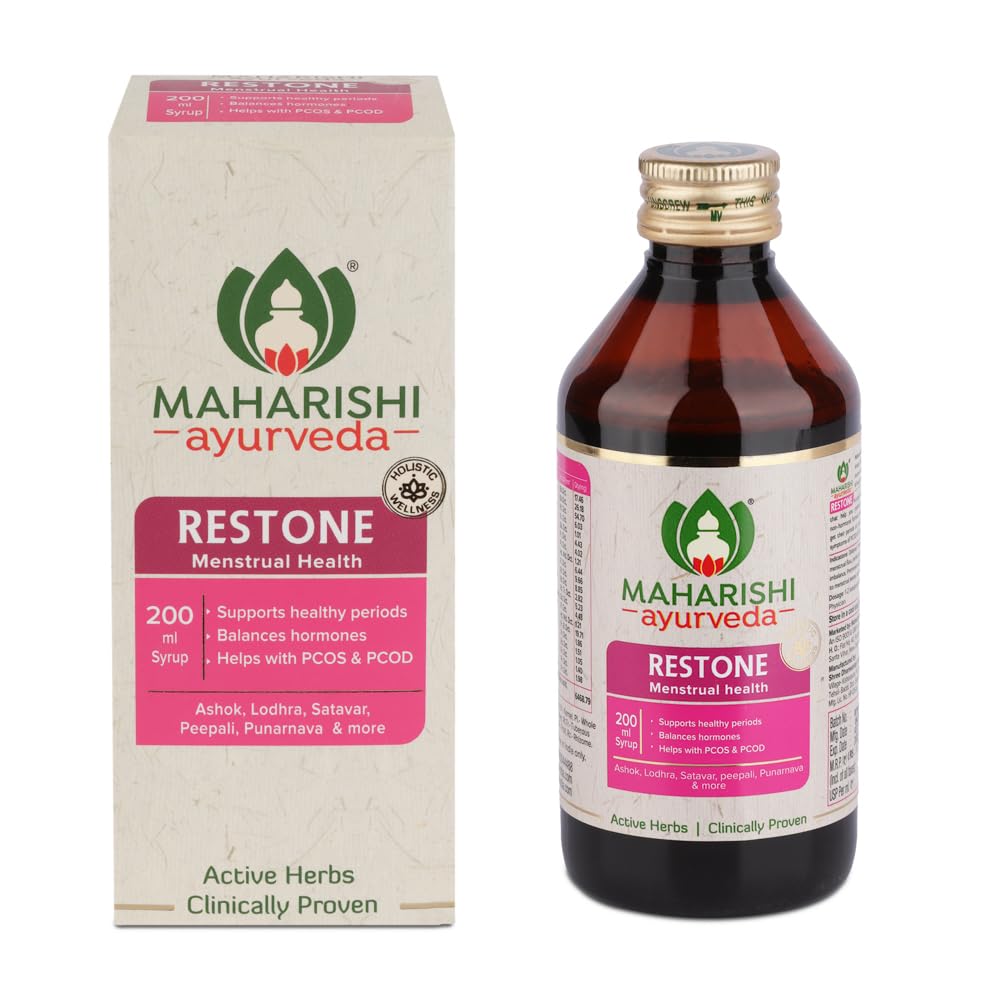 Maharishi Ayurveda Restone For Menstrual Health Tablets & Syrup
