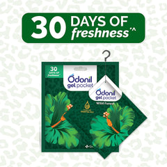 Odonil Gel Pocket Air Freshener for Bathroom,Toilet,Home & Office Citrus Bloom,Floral Valley,Wild Forest & (Combo Citrus Bloom,Floral Valley,Wild Forest)