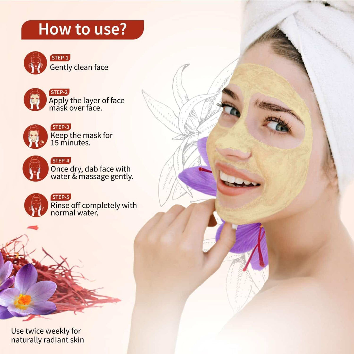 Aimil Ayouthveda Kunkumadi Face Mask Ayurvedic – 50g