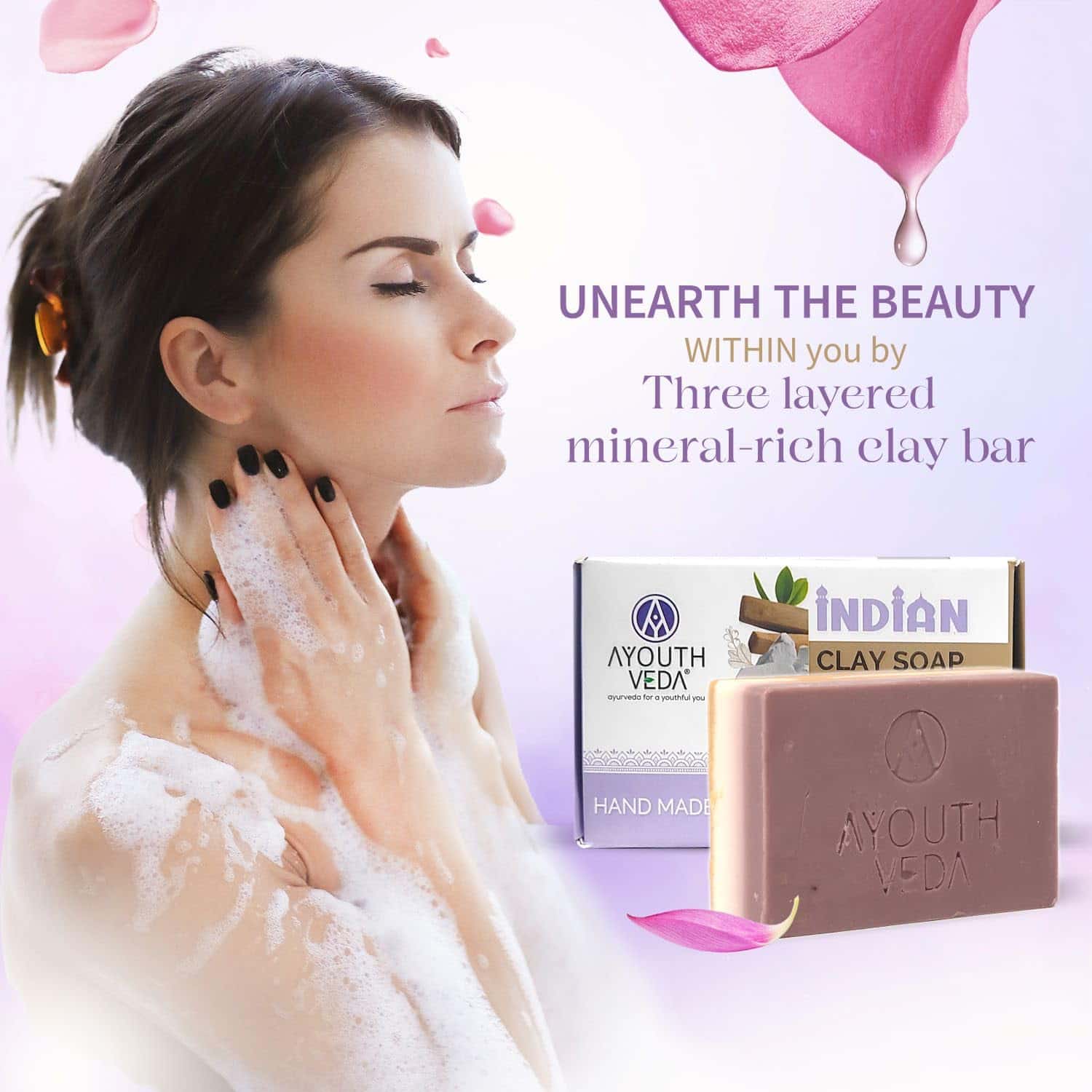 Aimil Ayouthveda Indian Clay Handmade Soap – 100gm