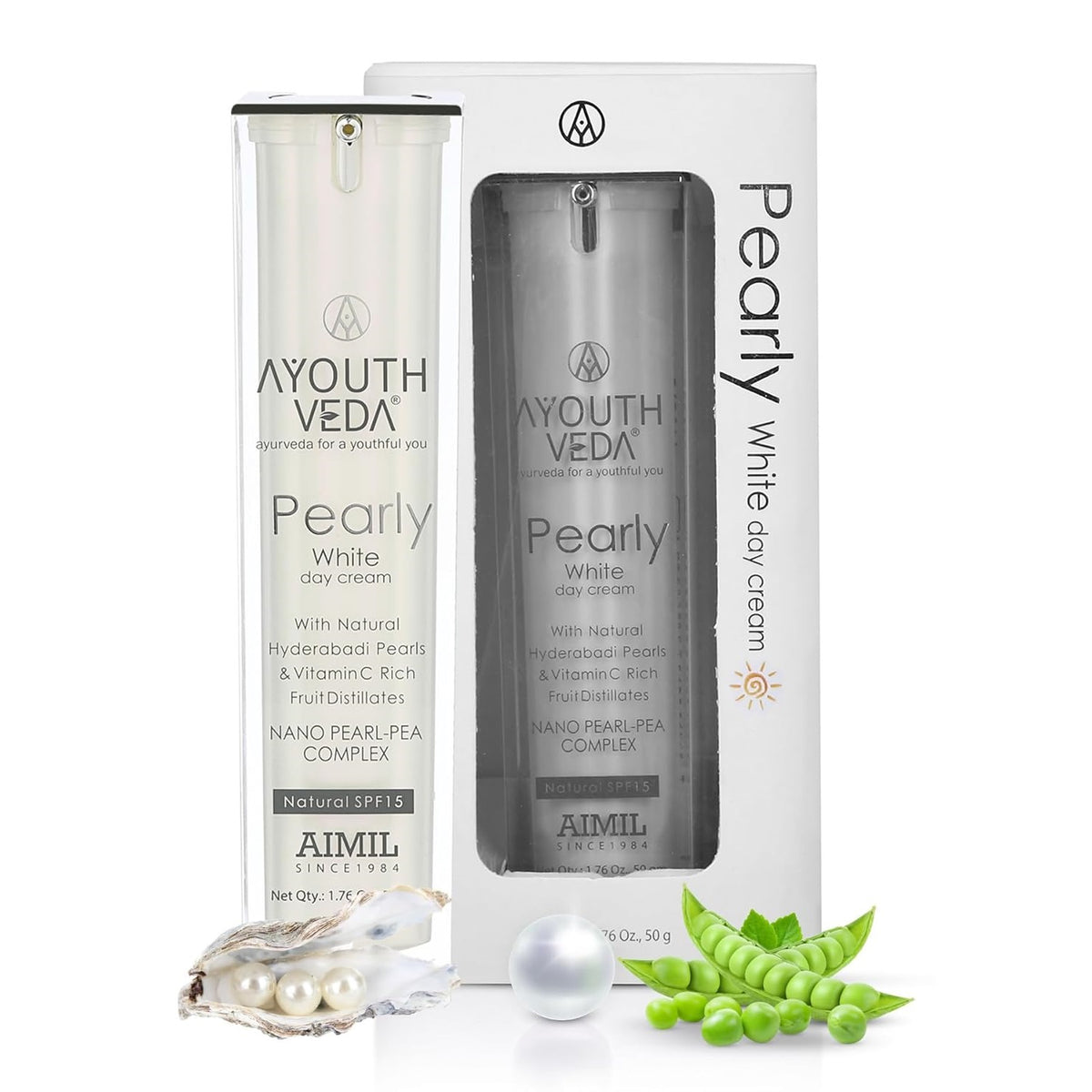 Aimil Ayouthveda Cosmetics Pearly White Day Cream 50gm