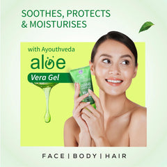 Aimil Ayouthveda Cosmetics Aloe Vera Gel for Face,Hair and Body 150g