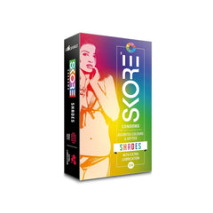 Skore Shades Dotted & Colored Condoms