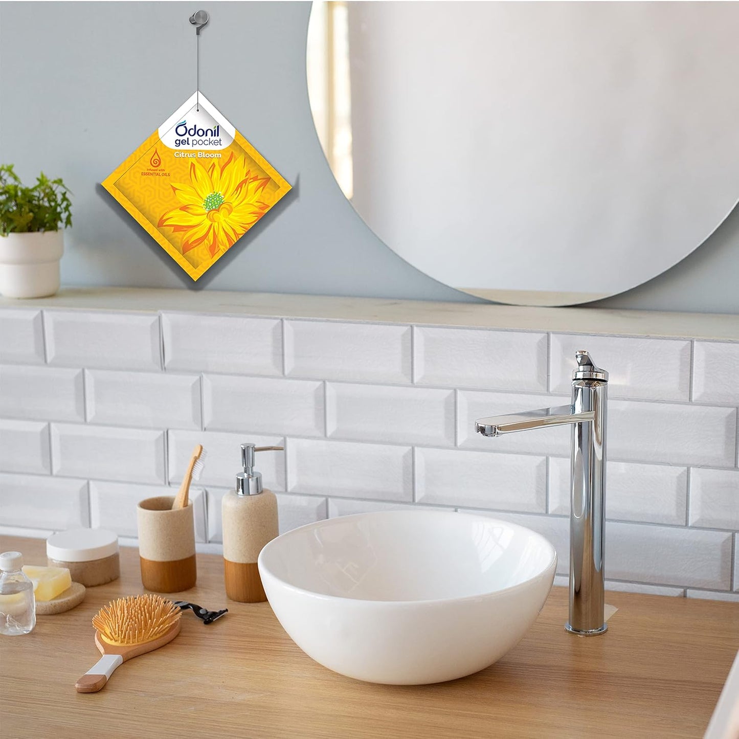 Odonil Gel Pocket Air Freshener for Bathroom,Toilet,Home & Office Citrus Bloom,Floral Valley,Wild Forest & (Combo Citrus Bloom,Floral Valley,Wild Forest)