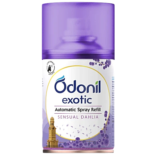 Odonil Exotic Automatic Spray with Floral Bliss,Ocean Breeze & Sensual Dahlia Machine Refill 225ml