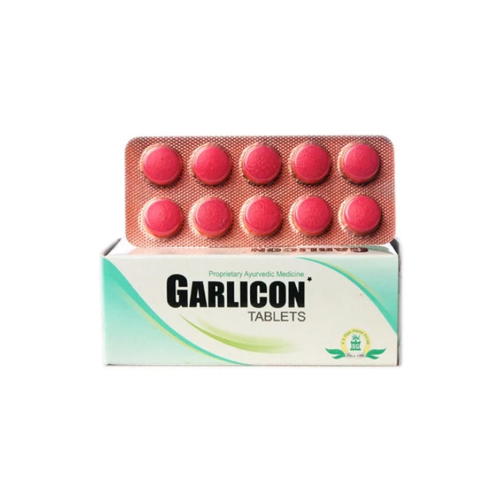 Sg Phyto Pharma Ayurvedic Garlicon Tablets