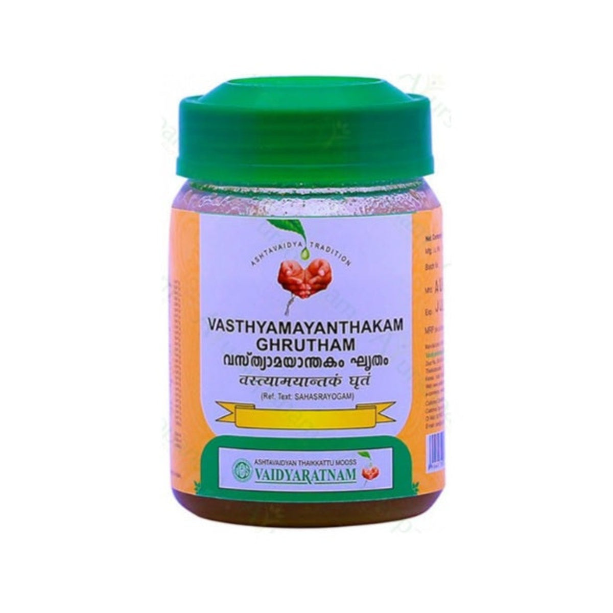 Vaidyaratnam Ayurvedisches Vasthyamayanthakam Ghrutham 150g