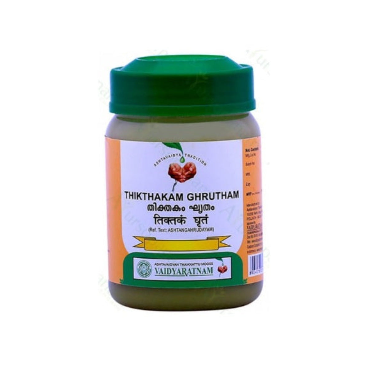 Vaidyaratnam Ayurvedic Thikthakam Ghrutham 150g