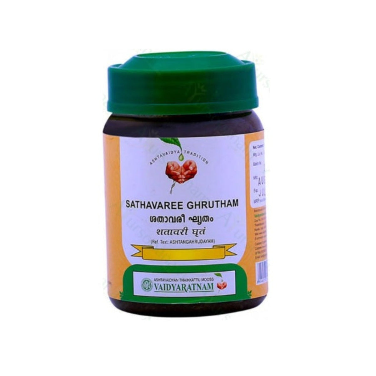 Vaidyaratnam Ayurvedic Sathavaree Ghrutham 150g