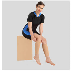 Flamingo Health Orthopädische Wadenstütze (1 Paar) Farbe Schwarz Ya Beige Code 2039