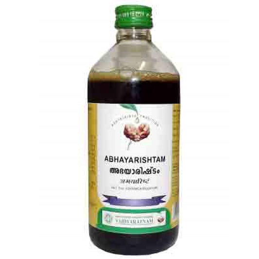 Vaidyaratnam Oushadhasala Ayurvedische Abhayarishtam-Flüssigkeit 450ml