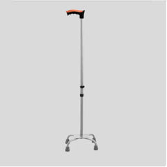 Flamingo Health Orthopaedic Quadripod Metal Low Base Universal Color Random Code 2219