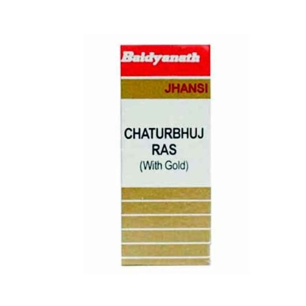 Baidyanath Ayurvedic (Jhansi) Chaturbhuj Ras with Gold Powder