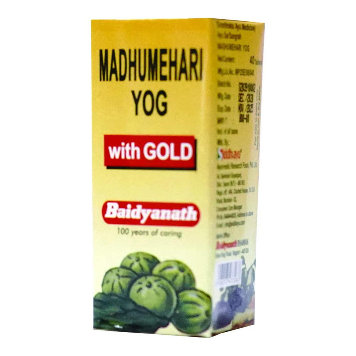 Baidyanath Ayurvedischer Madhumehari Yog mit Gold 30 Tabletten