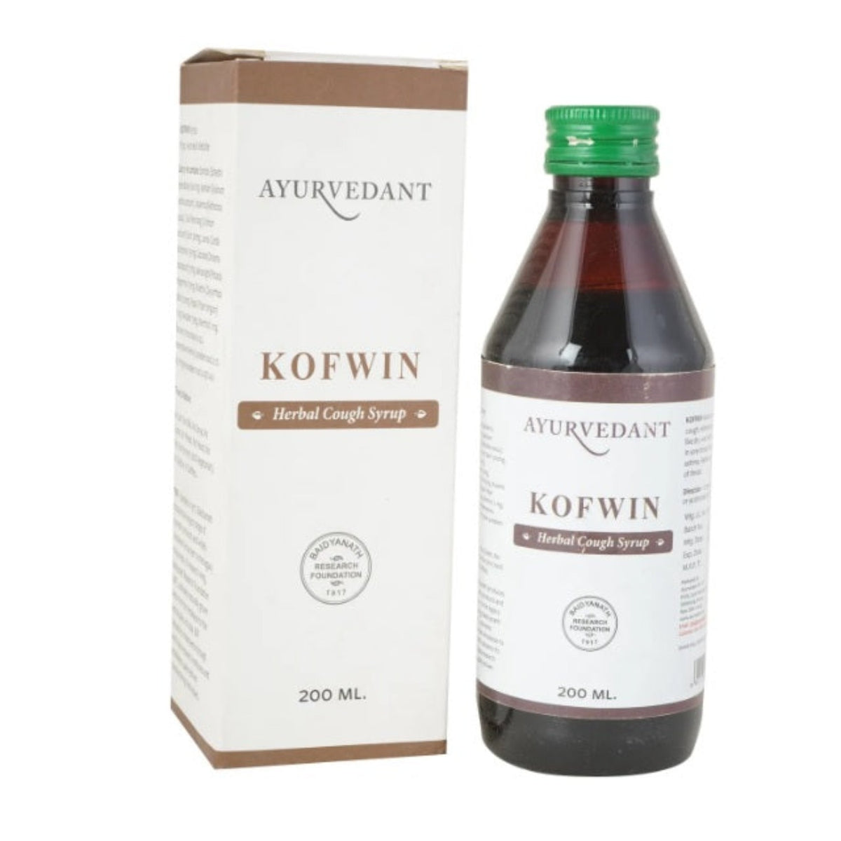 Baidyanath Ayurvedischer Ayurvedant Kofwin Kräuterhustensaft 200ml