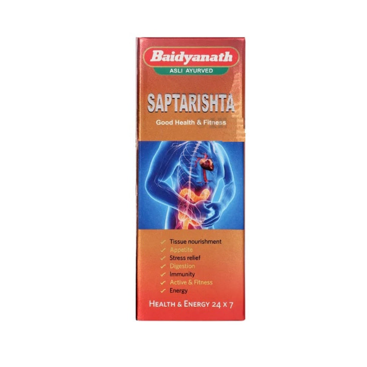 Baidyanath Ayurvedic (Jhansi) Saptarishta Flüssigkeit 450ml