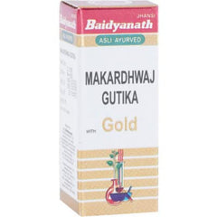 Baidyanath Ayurvedische Makardhwaj Gutika (mit Gold) Tabletten