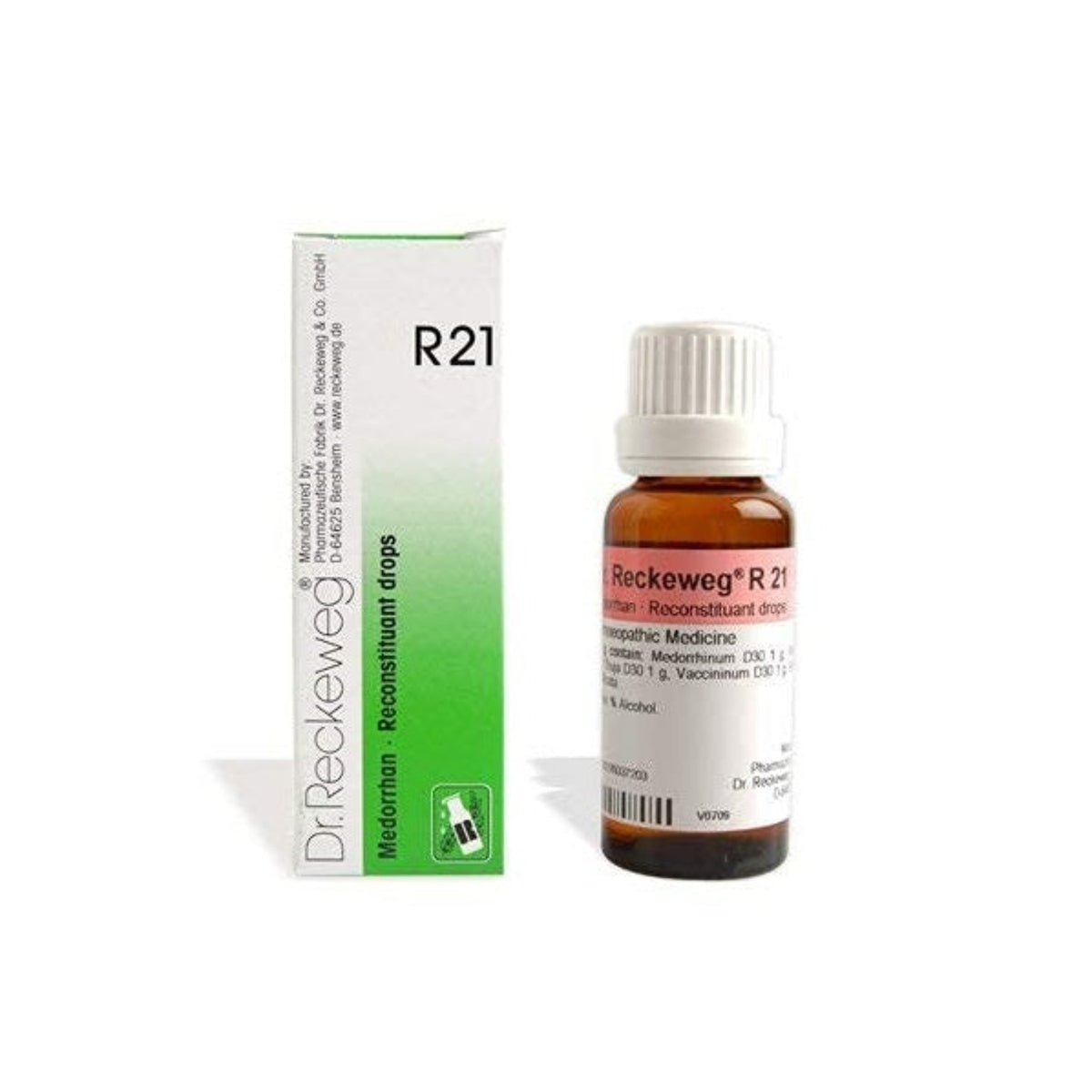 Dr Reckeweg Homoeopathy R21 Reconstituant Drops 22 ml