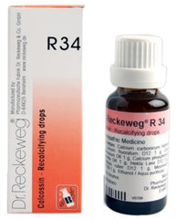 Dr Reckeweg Homoeopathy R34 Recalcifying Drops 22 ml