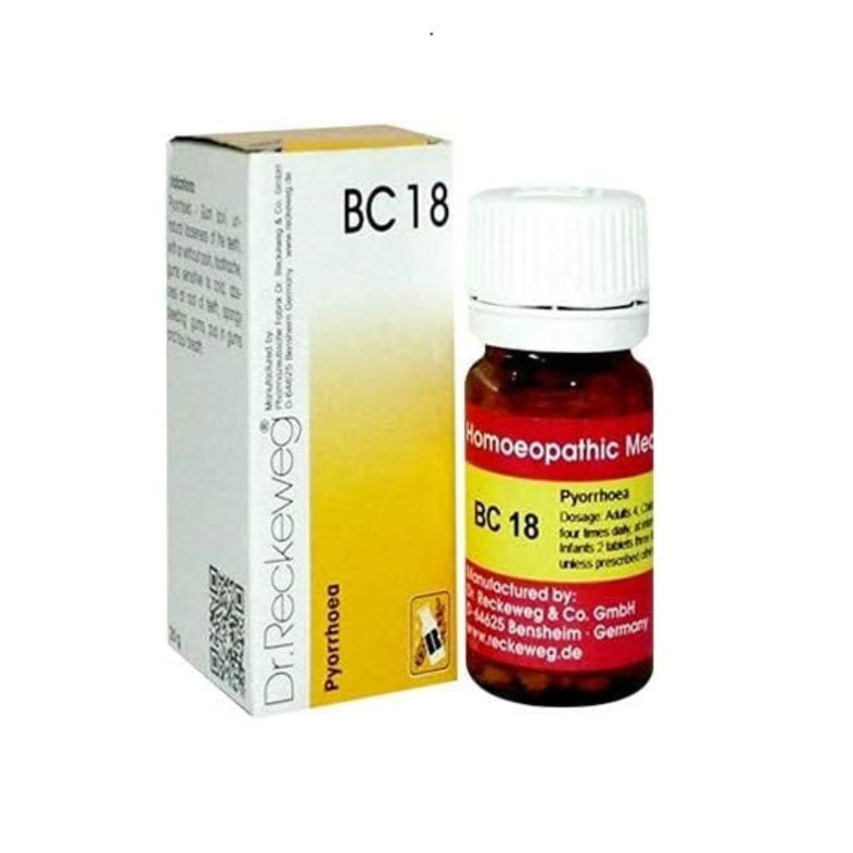 Dr. Reckeweg Homöopathie Pyorrhoe Bio-Kombination 18 (BC 18) 20 g Tablette