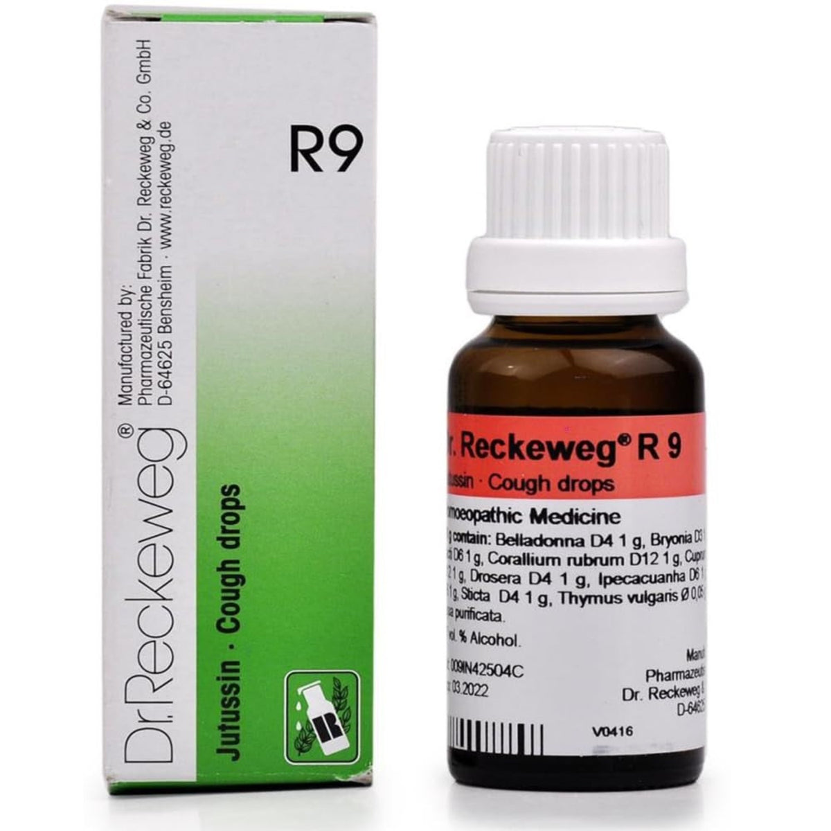 Dr. Reckeweg Homöopathie R9 Hustenbonbons 22 ml