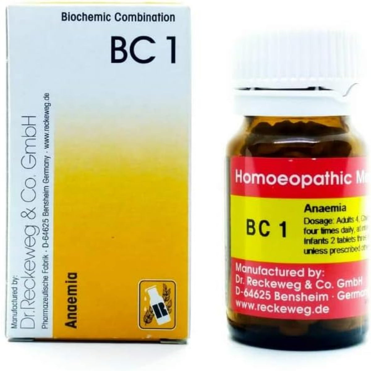 Dr. Reckeweg Homöopathie Bio-Kombination Anämie BC 1 Tablette 20 g
