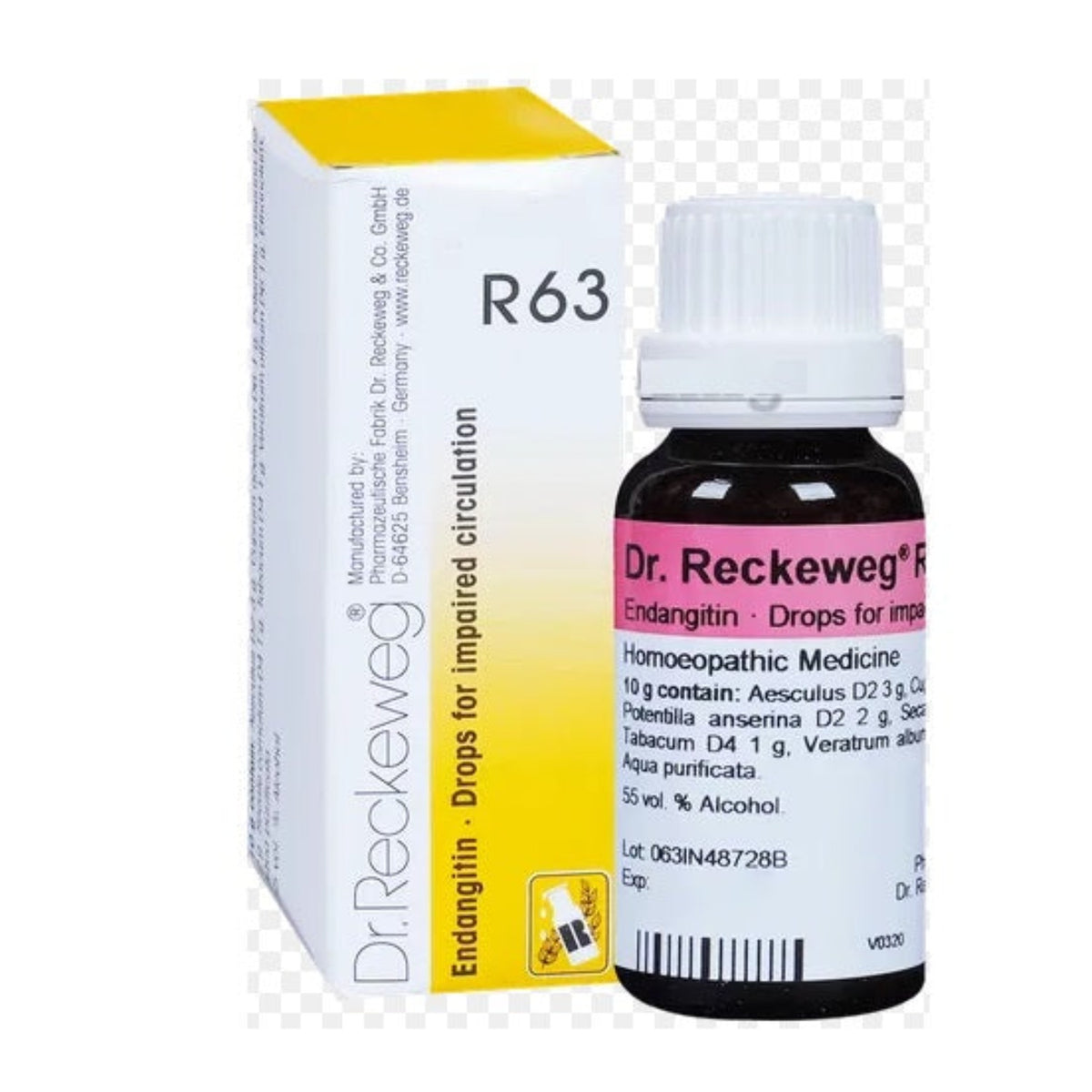 Dr. Reckeweg Homöopathie R63 Durchblutungsstörungen Tropfen 22 ml