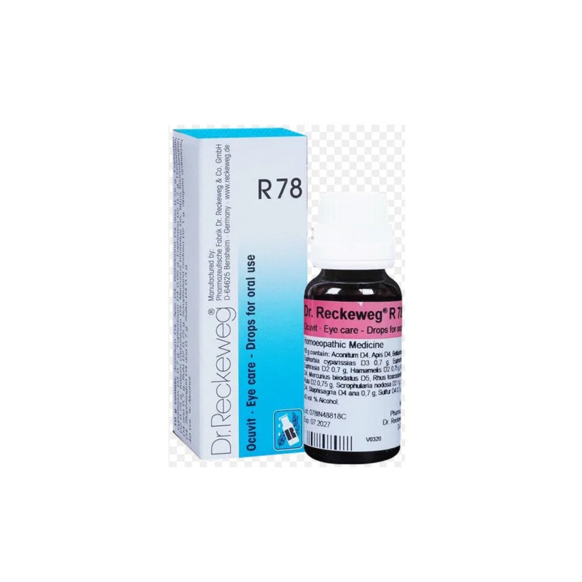 Dr. Reckeweg Homöopathie R78 Augenpflegetropfen 22 ml