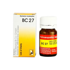 Dr. Reckeweg Homöopathie Vitalitätsmangel Bio-Kombination 27 (BC 27) 20g Tablette
