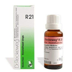 Dr Reckeweg Homoeopathy R21 Reconstituant Drops 22 ml