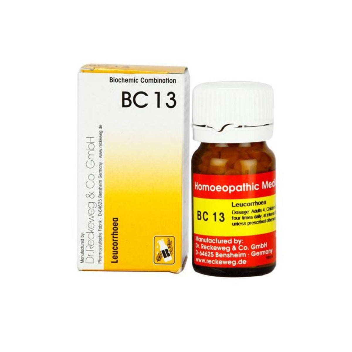 Dr. Reckeweg Homöopathie Leukorrhoe Bio-Kombination 13 (BC 13) 20 g Tablette