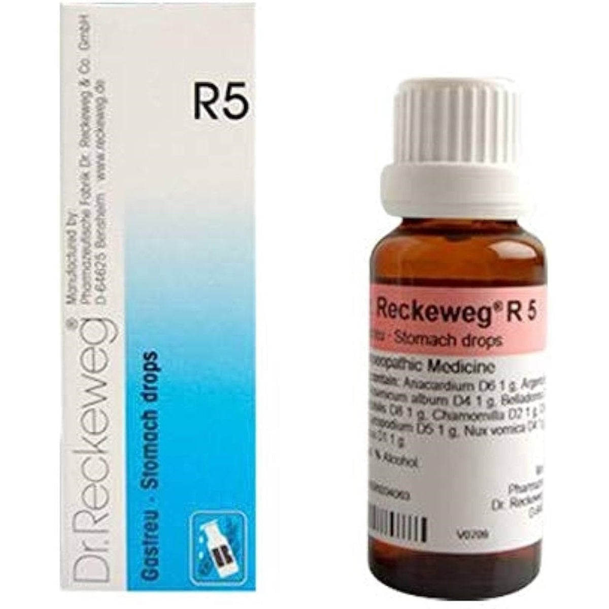 Dr. Reckeweg Homöopathie R5 Gastreu - Magen- und Verdauungstropfen 22 ml