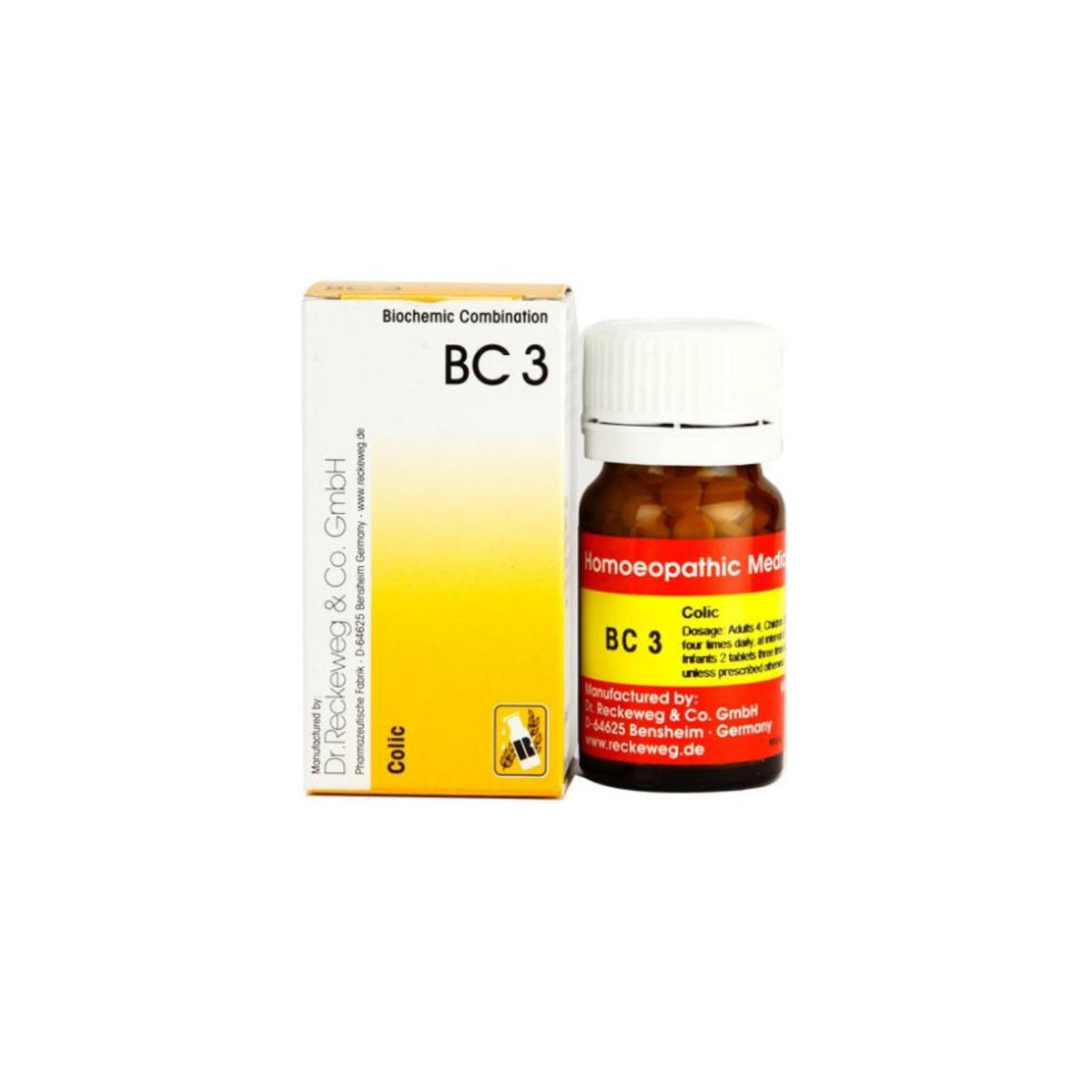 Dr. Reckeweg Homöopathie Kolik Bio-Kombination 3 (BC 3) 20 g Tablette